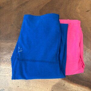 Beyond Yoga Spacedye “Love the Bump” Maternity Leggings Bundle – Size M 🤰💙💖